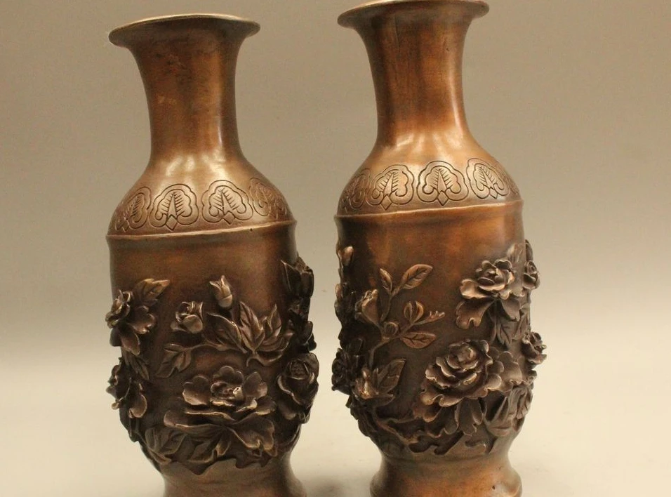 10 &quotмаркированные китайские династии дворец Бронзовый цветок лотоса seedpod