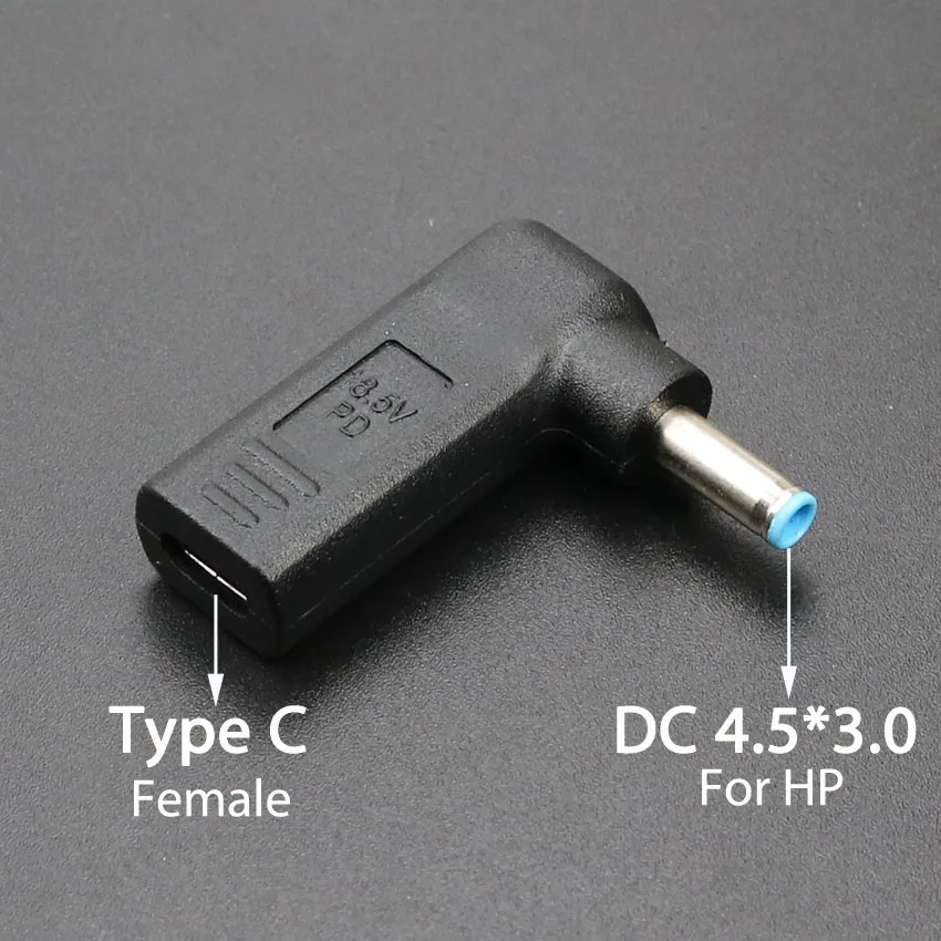 ChengHaoRan Laptop Power Adapter Connector DC Plug USB Type C Female to Male Jack Converter for HP Dell Lenovo Asus Notebook | Компьютеры