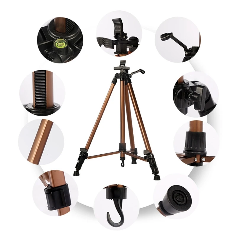 Цветной мольберт из алюминиевого сплава портативный небольшой выдвижной