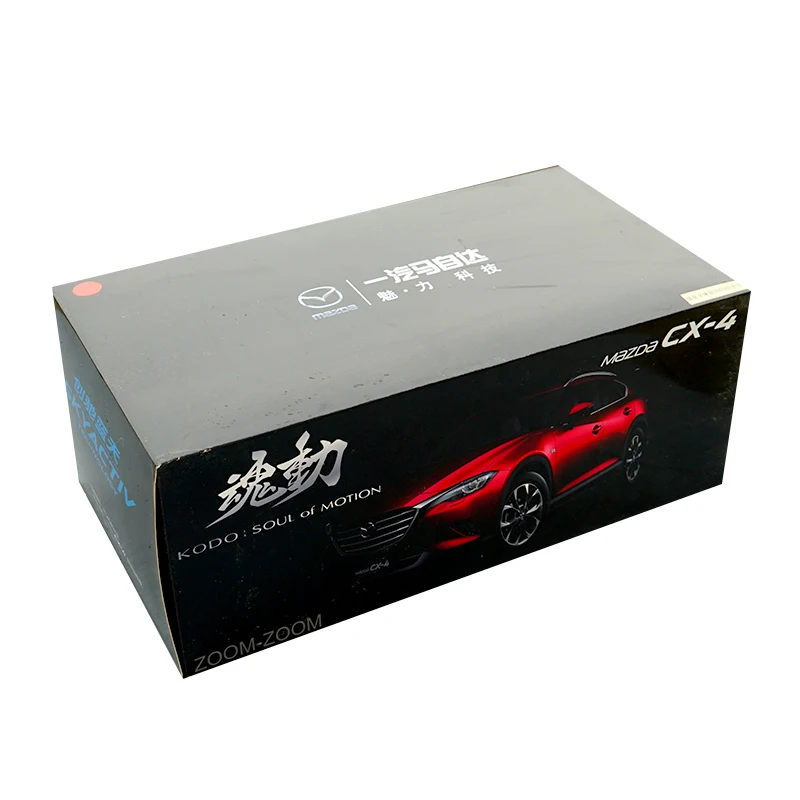 Оригинальный авторизованный подлинный сплав 1/18 Mazda CX 4 красный литье под