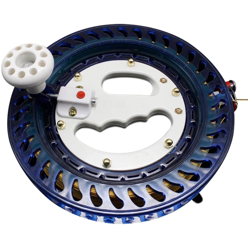 

ABS Crystal Wheel Multifunction Sea Fishing Hand Grab Reel Handle Handle Reel Kite Wheel Reel Reel-Free