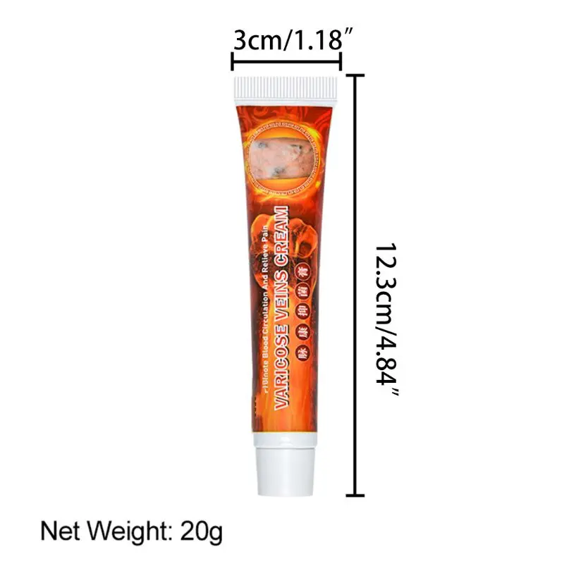 20g Varicose Veins Treatment Cream Herbal Vasculitis Phlebitis Pain Relief Angiitis Inflammation Rotten Legs Ointment Foot Care | Красота и