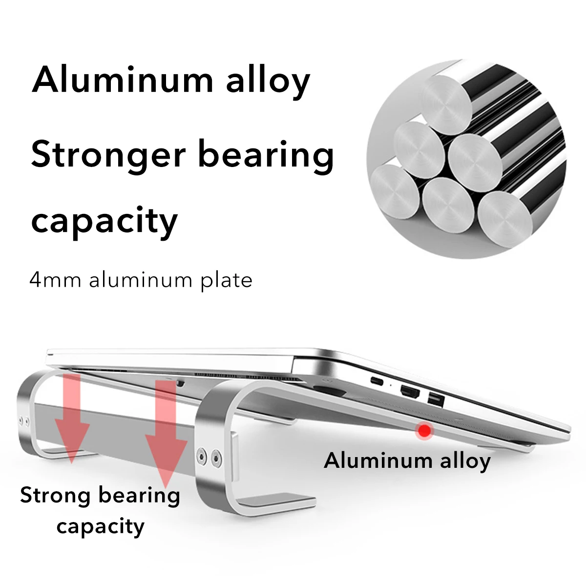 стол для ноутбука алюминиев