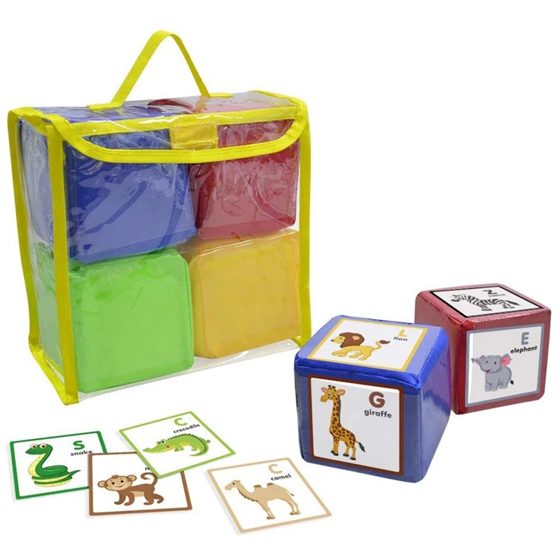 DIY образование игральные кости карманные квадраты фото пены укладки блоков набор