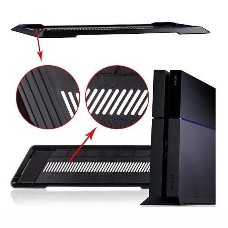 Вертикальная подставка для PS4 со встроенными вентиляционными отверстиями и