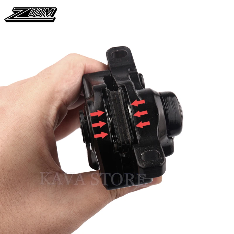 Зум Алюминий сплав велосипед Задний дисковый тормоз Черный Горный шоссейный MTB