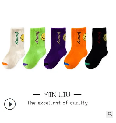 

Fashion Cute 1-12 year old children cartoon tube socks cartoon baby explosive boys/girl cotton Harajuku socks 10 USD 5 pairs