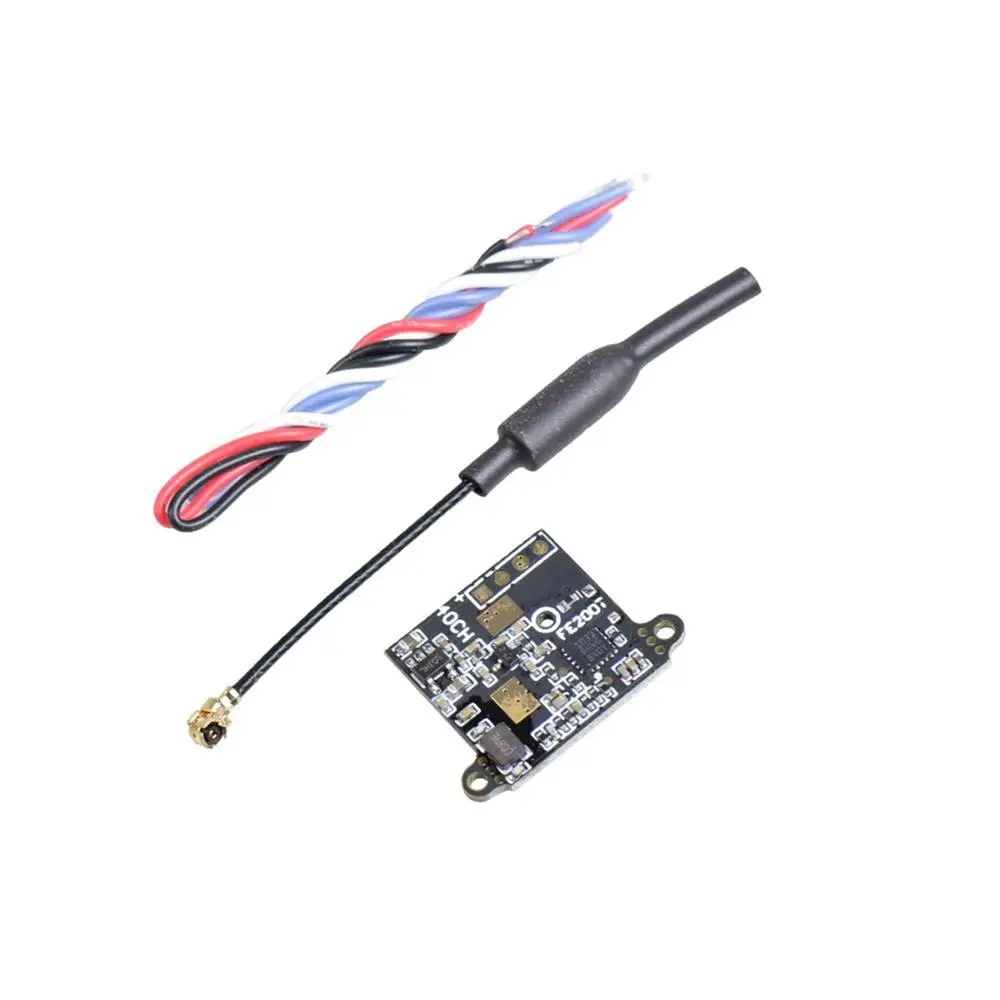Новый стиль FE200T 5 8G 40CH FPV передатчик 25 мВт 100 200 Umschaltbar AV 4 2 V IPEX VTX видеомодуль OSD