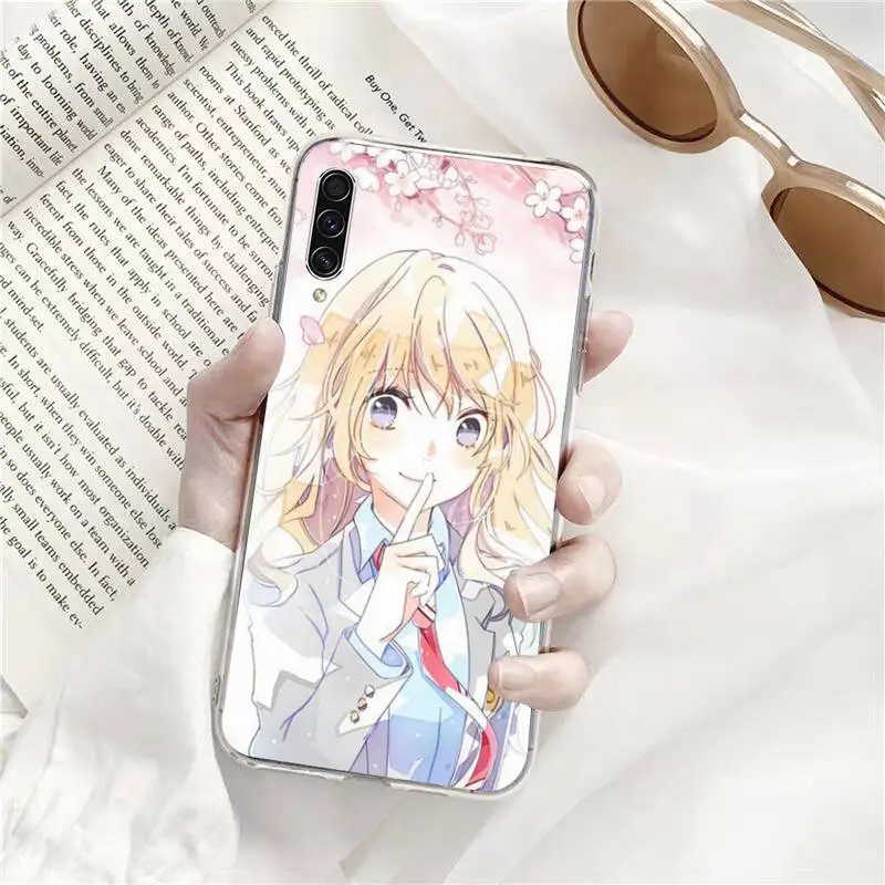 

Your lie in April Phone Case Transparent For Samsung Galaxy A71 A21s S8 S9 S10 plus note 20 ultra