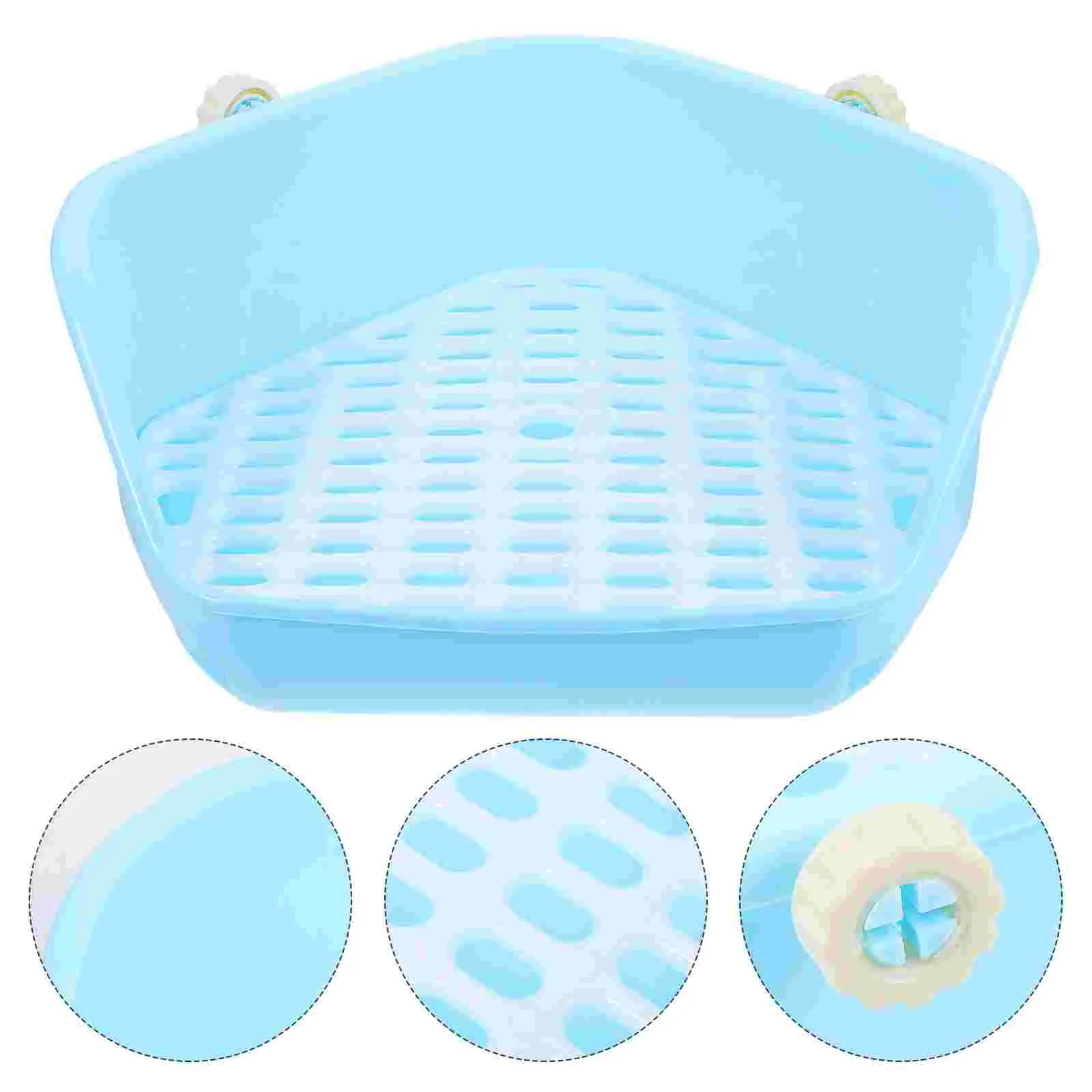 

Hedgehog Potty Training Corner Bunny Litter Box Rabbit Toilet Litter Tray