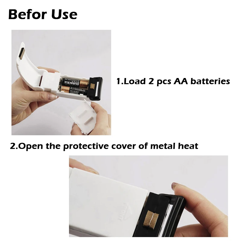 

Electric Sealing Tool Heat Sealer Closer Bag Clips Kids Food Storage Handheld Mini Portable Baby Stuff Kids Snacks Pouch Home