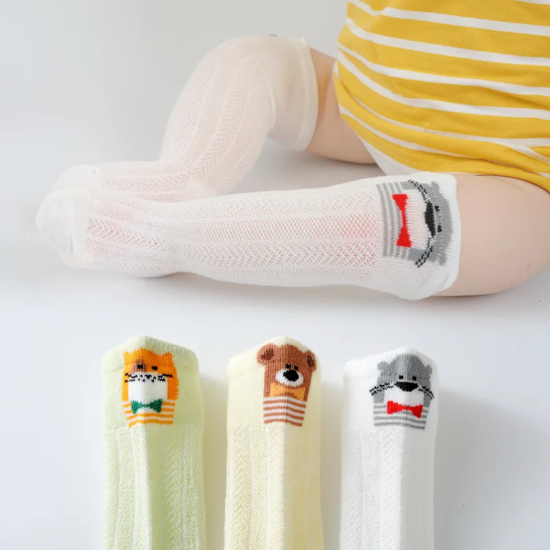 

Baby Socks Spring and Summer Cotton Socks Newborn Long Tube Boys and Girls High Tube Knee Socks Mesh Mosquito Proof Socks