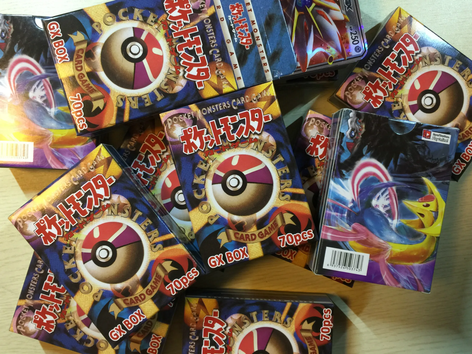 100 шт. GX MEGA EX GE Покемон карточка HP200 Боевая точка Одиночная торговая Игра