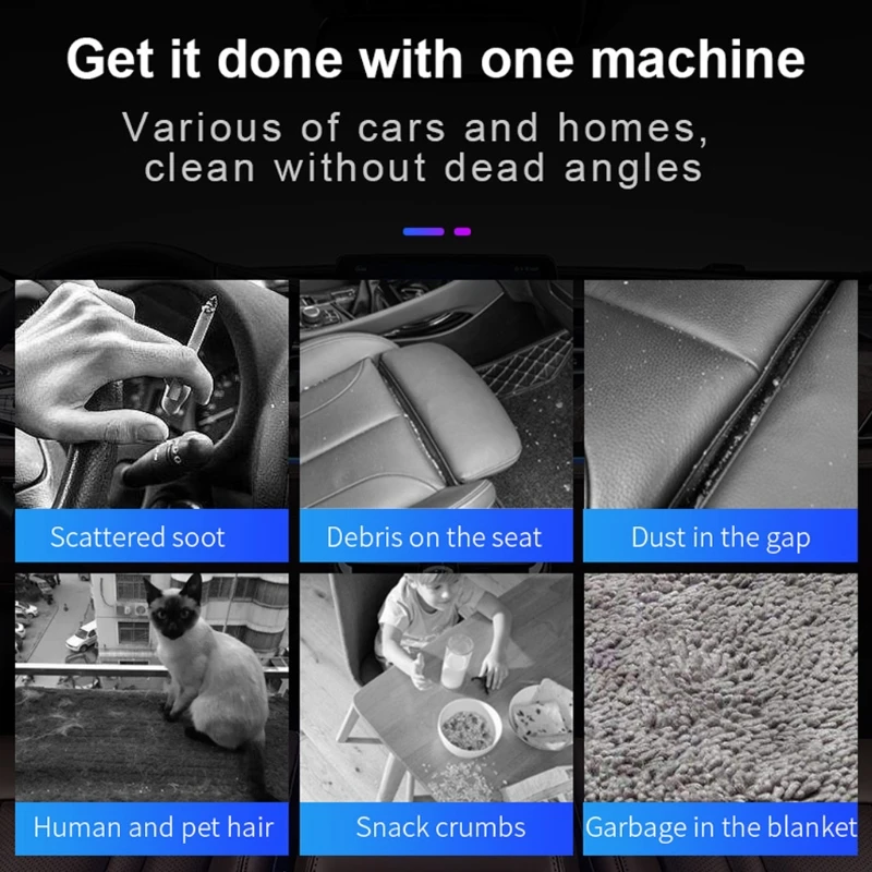 

Portable Car Vacuum Cleaner Wireless Handheld Vacuum for Detailing and Cleaning Retailsale