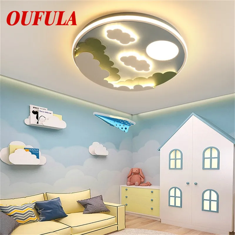 

WPD Children's Ceiling Lamp Cloud Modern Fashion Suitable For Children's Room Bedroom Kindergarten