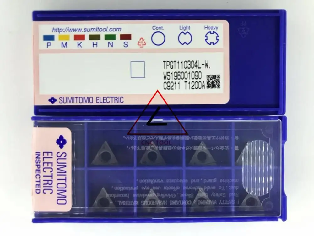 

10 шт. оригинальный японский режущий инструмент Sumitomo TPGT110304L-W T1200A