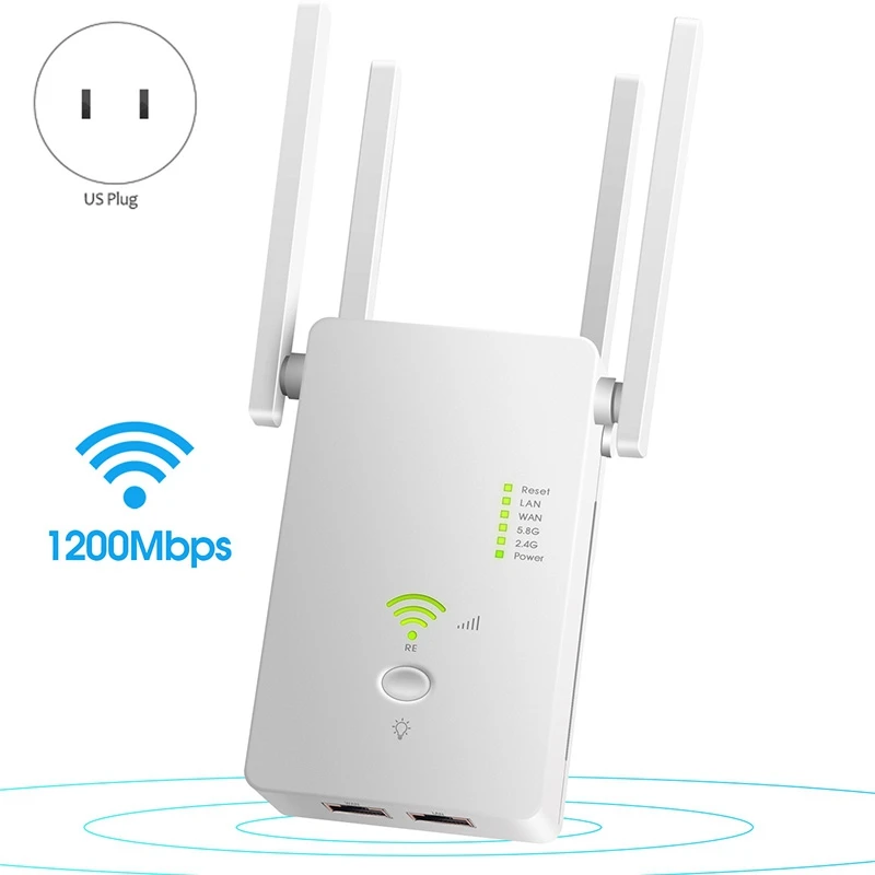 WiFi Range Extender Ретранслятор маршрутизатор AC1200M усилитель точка доступа 2 4 5 8 GHz
