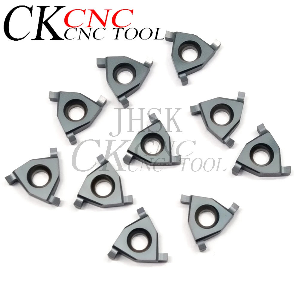 

10p 16IR/EL1.8 LDA carbide grooving inserts cutter lathe turning tools shallow groove carbide blade 16IR CNC Steel and Stainless