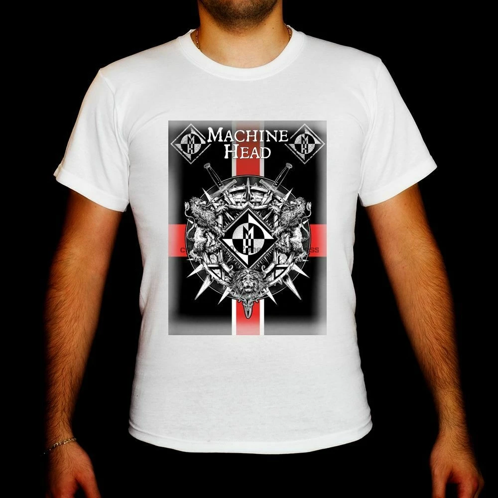 Машина логотип в виде головы model1 для мужчин футболка группа музыка мальчик
