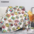TOADDMOS изображением симпатичного мопса или печати из мягкой флисовой ткани, Одеяло для взрослых и детей комфортная кровать тонкий стеганное одеяло для дивана теплые Одеяло домой постельные принадлежности Манта