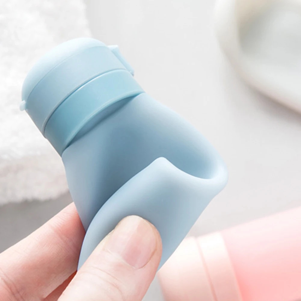 50 мл мягкий силиконовый портативный многоразовый контейнер для хранения шампуня