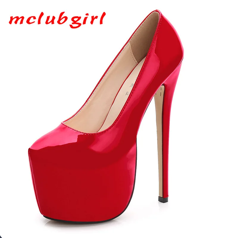 Туфли MCLUBGIRL женские на платформе пикантные водонепроницаемые туфли-лодочки