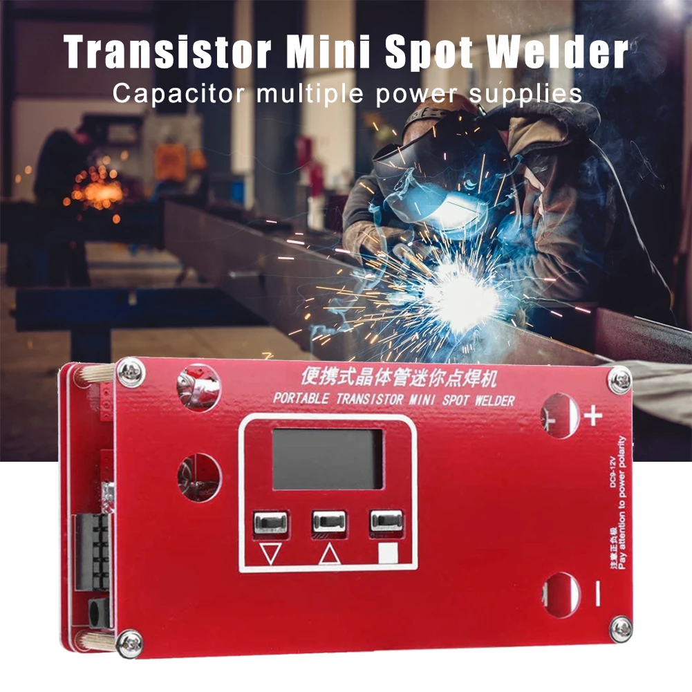 

Mini Portable DIY Spot Welder Welding Power Supplies For 18650 Battery Spot Welder Spot Welding Machine Tool Kit