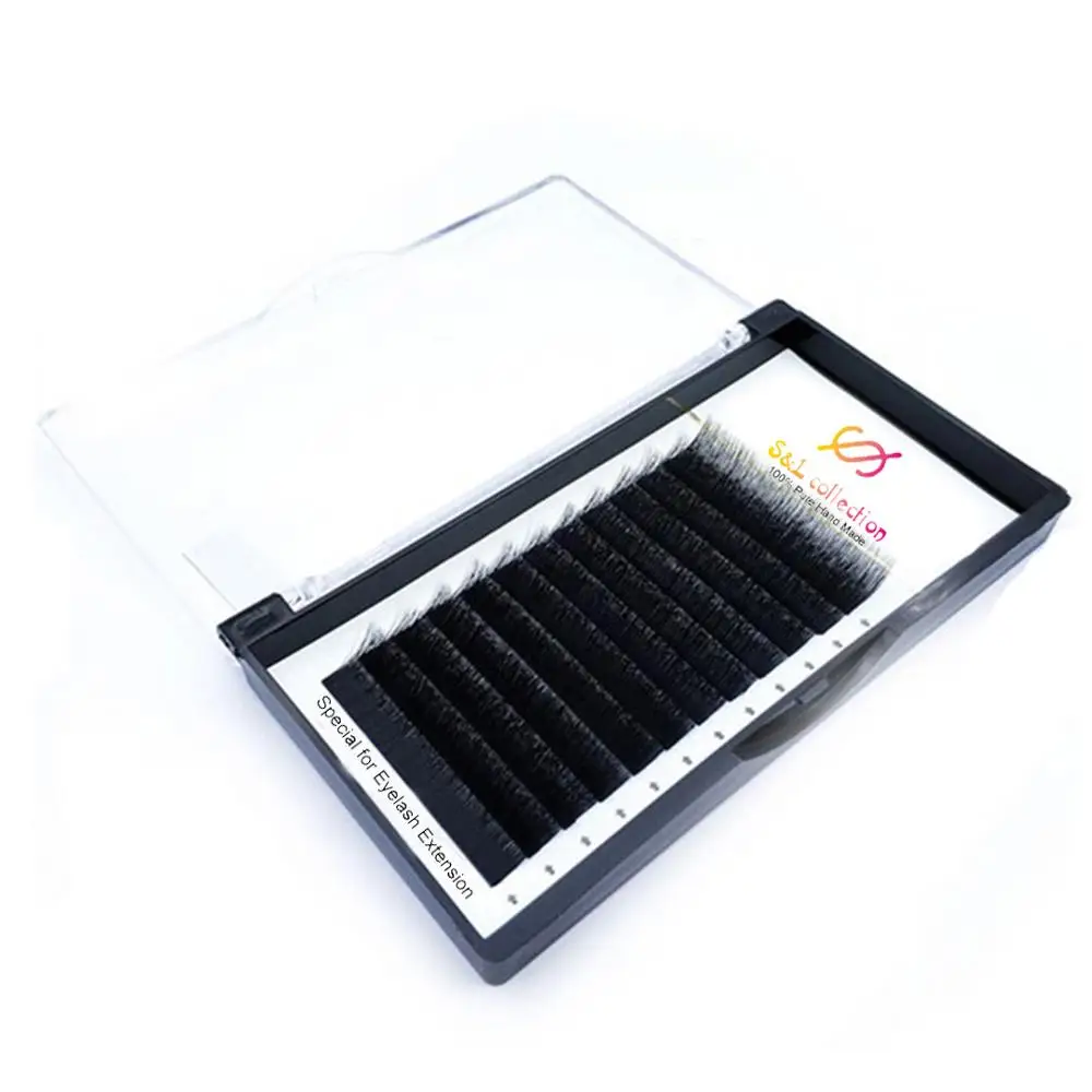 Накладные ресницы индивидуальные цветные накладные норковые для наращивания 100%