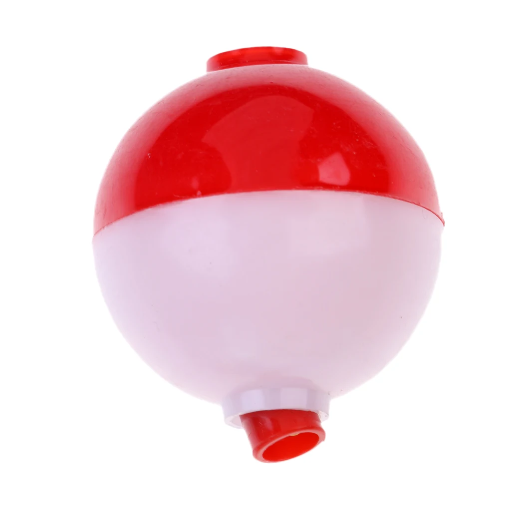 

12 Pcs Float Bobbers Hard ABS Push Button Round Fishing Buoy Floats