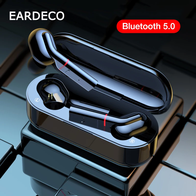 

TWS-наушники EARDECO, настоящие беспроводные наушники, спортивные Bluetooth-наушники, беспроводные наушники, басовые наушники, стереонаушники
