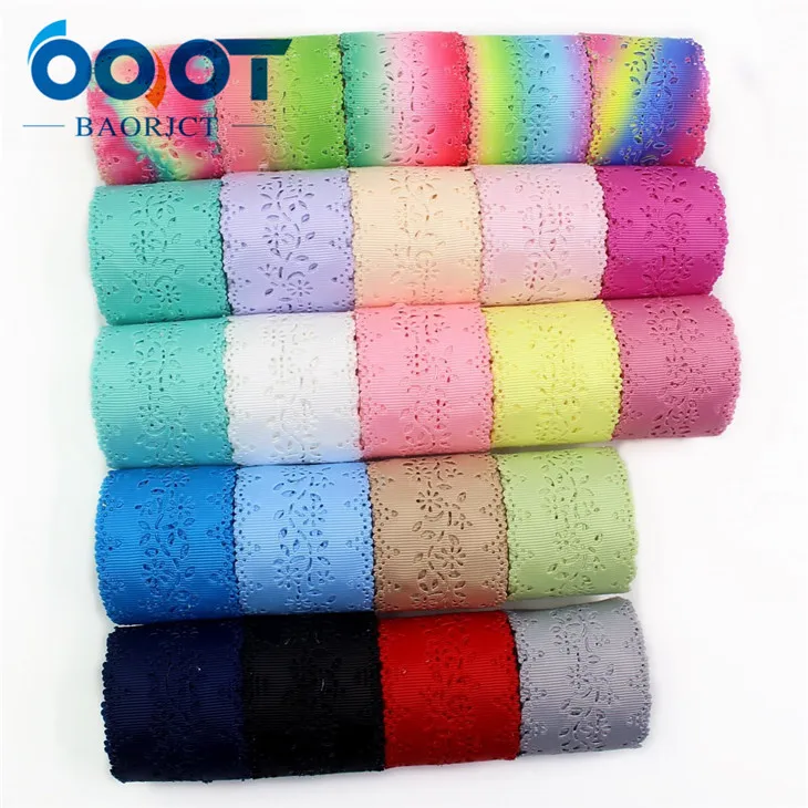 23 each one yards OOOT BAORJCT I-19805-1789, горячая Распродажа 43 мм 10 ярдов полые цветы ленты, поделка бант крышка аксессуары и украшения материал - Цвет: 23 each one yards