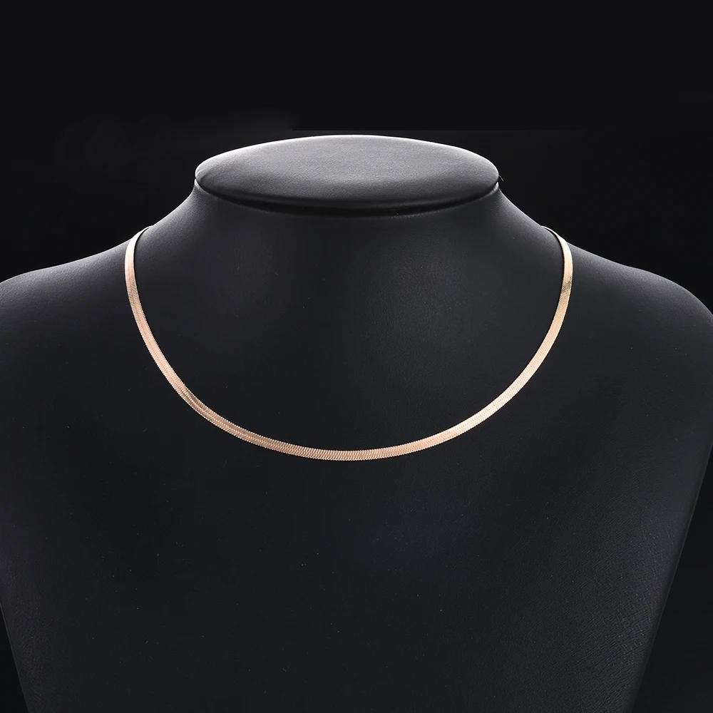 Женское и мужское ожерелье с цепочкой золотистого цвета модное на заказ оптовая