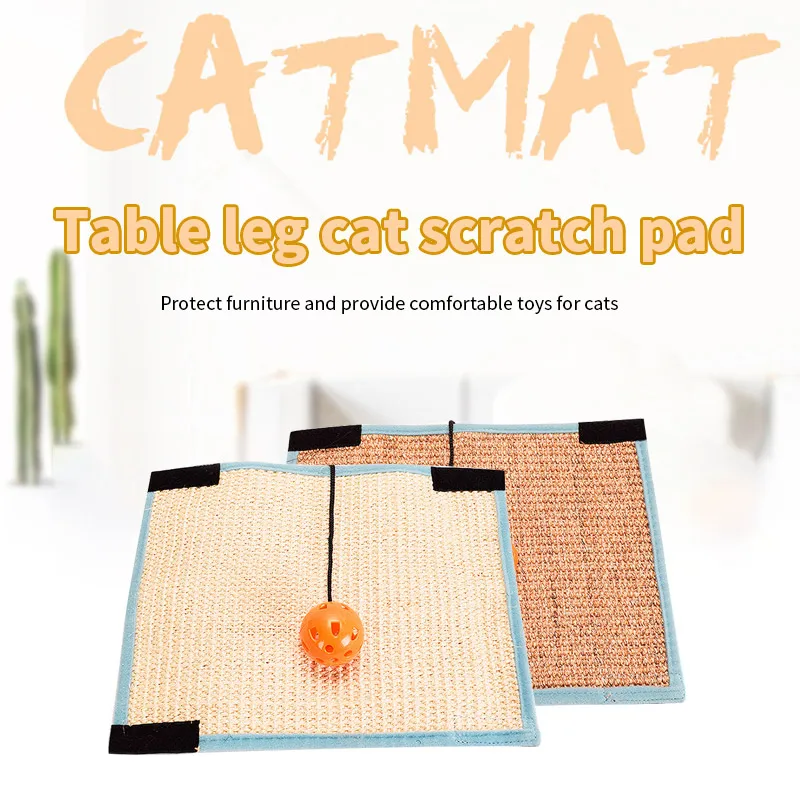 Домашний Тип Когтеточка из сизаля для кошек доска коврик игрушка башня