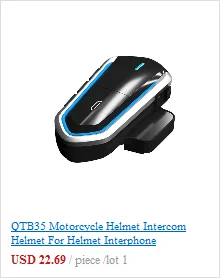 Мотоцикл для переносного приемо-передатчика Bluetooth гарнитура, наружный полно-дуплекс в режиме реального времени вызова Беспроводной для мотоциклетного шлема гарнитура E6