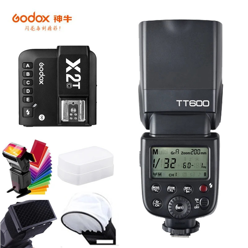 Беспроводная вспышка Godox TT600 TT600S 2 4G TTL 1/8000s с триггером для Canon Nikon sony fuji olympus