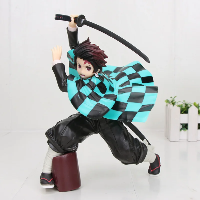 5 without box 16 см Kamado Tanjirou Kamado Nezuko Фигурка Игрушка Аниме демон убийца Kimetsu no Yaiba ПВХ фигурка модель игрушки - Цвет: 5 without box