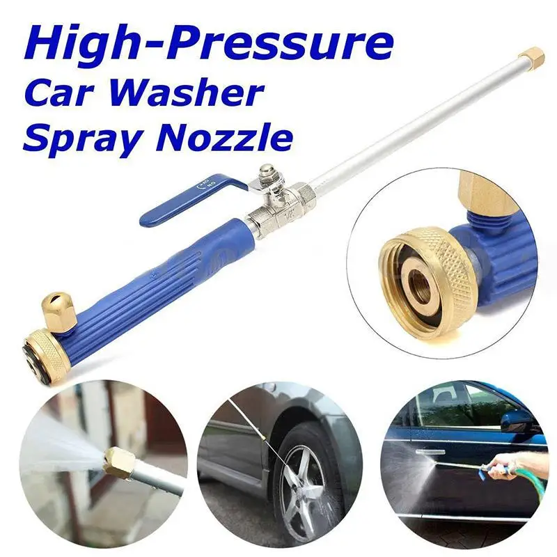 

Car Washer Water Jet High Pressure Power Washer Spray Nozzle Hose Cleaning Tool Aluminium