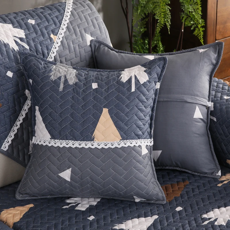 Скандинавские хлопковые и льняные диванные подушки на все сезоны простые