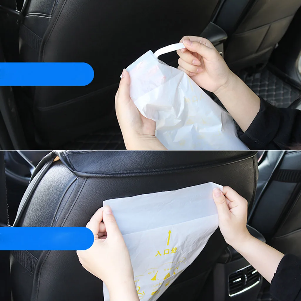 Для выведения токсинов 40 шт Автомобильный мешок для мусора одноразовые с сильная