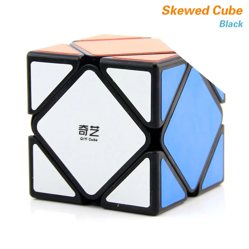 Skewed-Black QiYi Pyraminxeds Megaminxeds SQ-1 Mastermorphix 3x3x3 магический куб, квадрат 1 Skewbes Pyramid speed Cube Пазлы игрушки подарок - Цвет: Skewed-Black