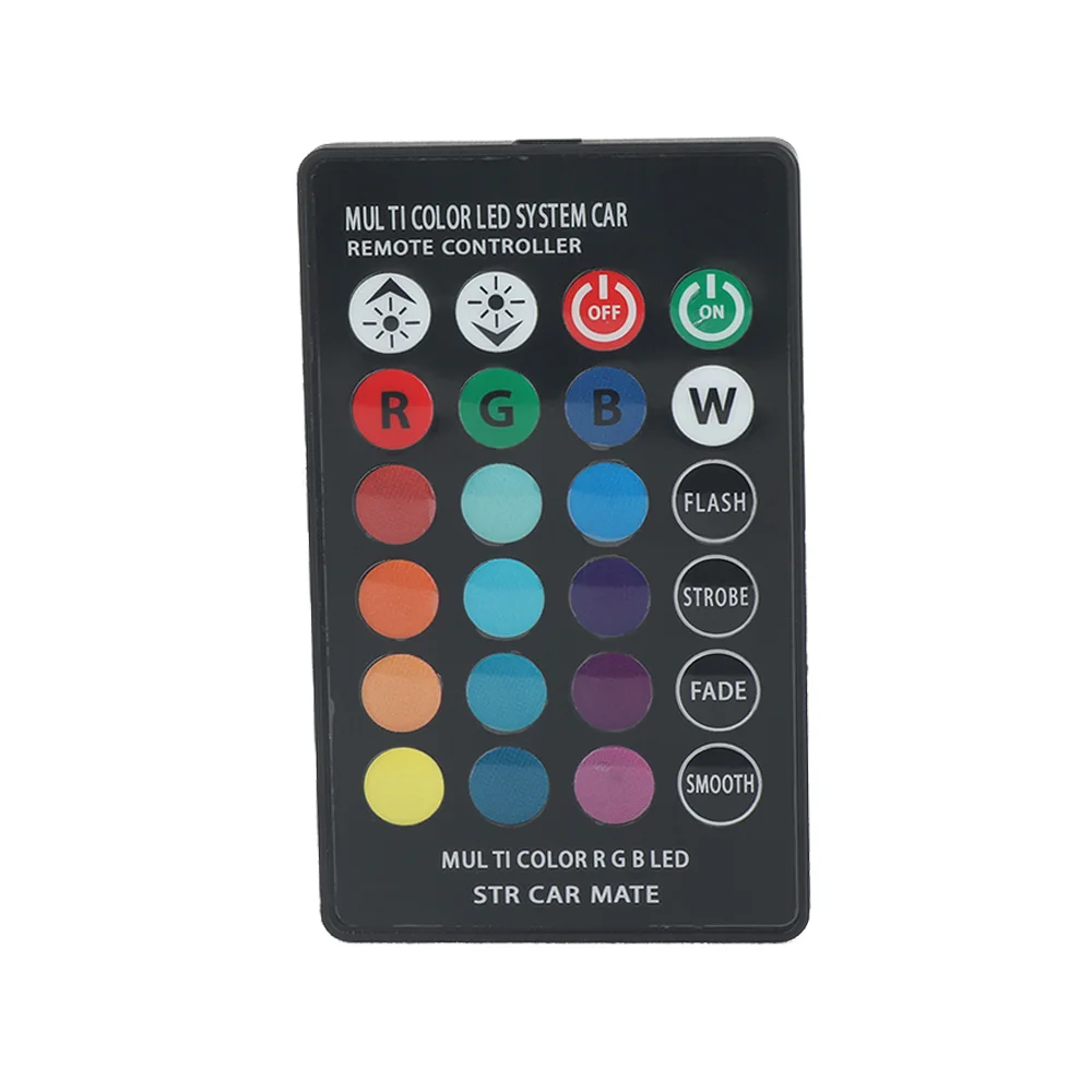 T10 W5W светодиодная RGB автомобильная лампа s Светодиодные лампы с дистанционным
