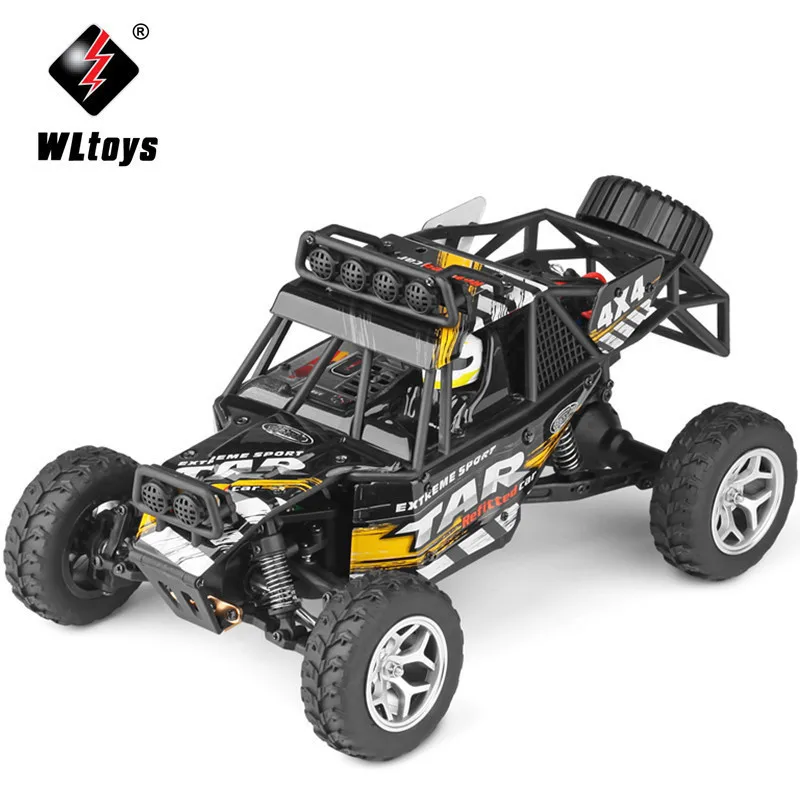 WLtoys 18428-B RC автомобили 1:18 Масштаб MODE2 2,4G 4WD RC внедорожный автомобиль гусеничный с четырехколесной самостоятельной системой подвески - Цвет: 18428 black