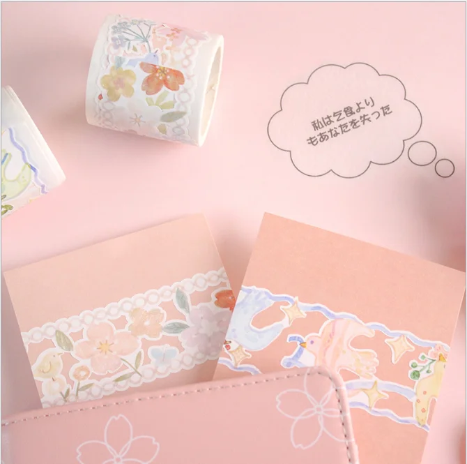 

1 шт./лот DIY японская бумага декоративная клейкая лента серия Цветущая мечта васи лента/клейкая лента наклейки
