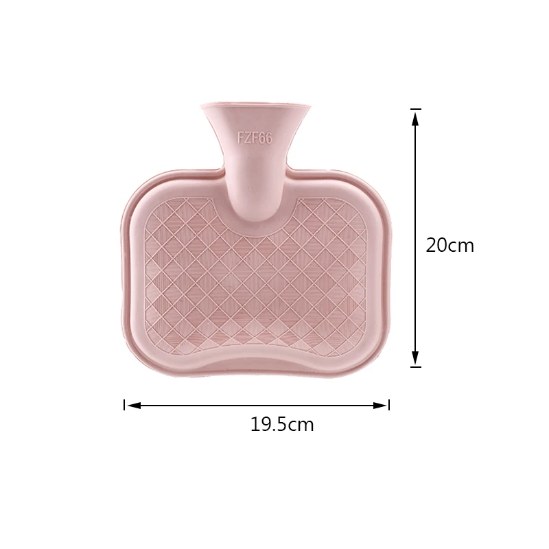 1000 мл бархатная резиновая Корейская портативная бутылка для грелки в фруктовом