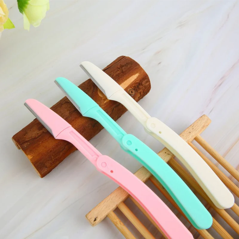 3 шт. триммер для бровей лезвие лица бритва портативная эпиляция удаление волос