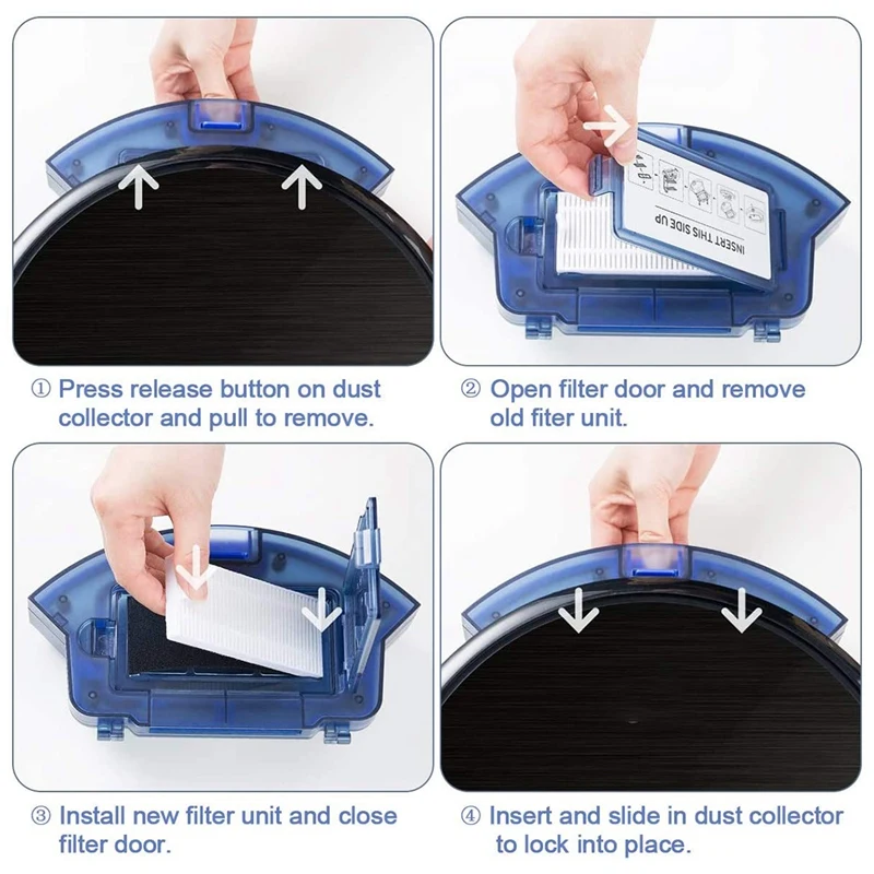 

Accessories Kit for Eufy 11S,RoboVac 11S,RoboVac 30C,RoboVac 15C, 35C Robotic Vacuum Cleaner Replacement Parts