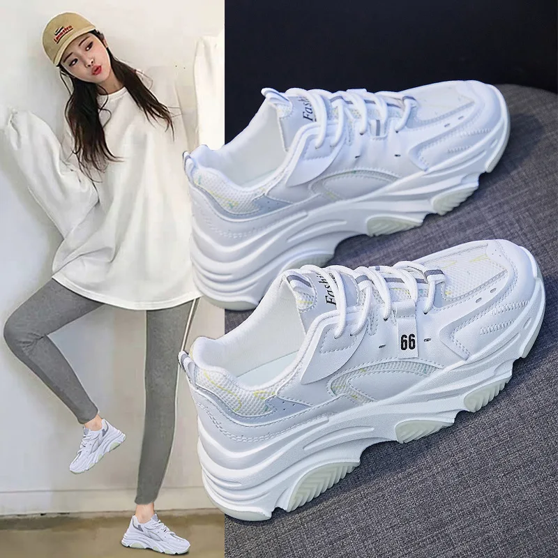 

Luminous torre shoes female han edition of new fund of 2021 autumn students sneakers ins tide leisure street snap F5-5011