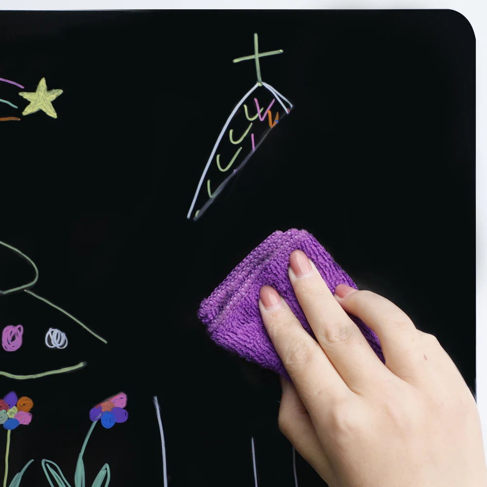 Магнитная стираемая доска лист черная для письма сообщения календарь кухонная