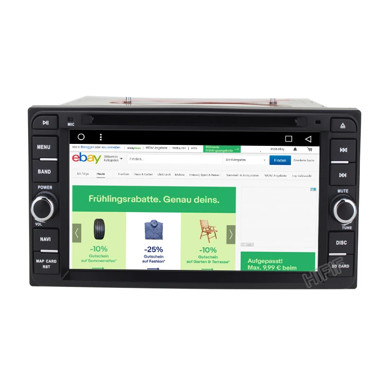 IPS 6 ядер 4G + 64G карта DVD Радио GPS навигатор для Toyota Hilux Vio Old Camry Corolla Prado Rav4 2003-2008
