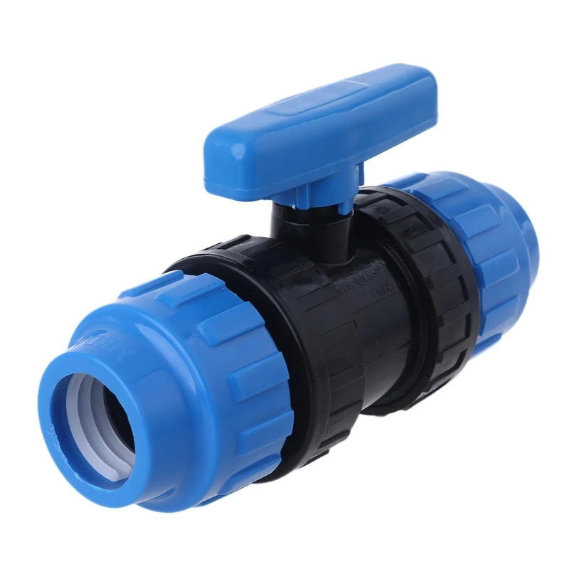 

T8NA 50/60/70mm PVC PE Pipe Union Ball Shaped Quick Connector Water Tube Drip Irrigation for Garden Agricultural